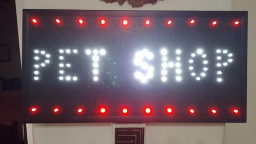 LED Pet Shop Open or Customize National LED Sign 1