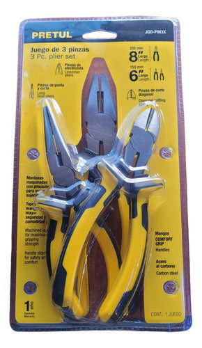 Pretul Universal Pliers Set 3 Pcs Lacueva 0