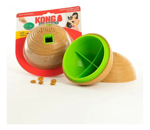 Kong Bamboo Feeder M Snack Dispensing Ball for Dogs 4