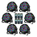 Litake Led Dj Stage Par Lights, Dmx Dj Uplighting Sound Acti 0