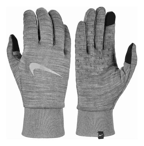 Guantes Nike Mujer Correr Running Frio Gris Elite2.0 0