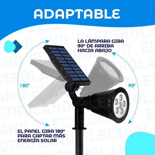 Electroland Solar LED Garden Stake Light with Photocell 4