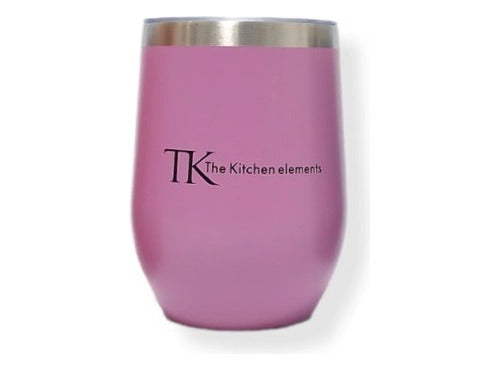 The Kitchen Elements Thermal Cup 320ml with Lid - Stainless Steel Rim 2