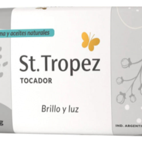 Jabon Blanco Barra Tocador St. Tropez 125g X3 Un (7161) 1