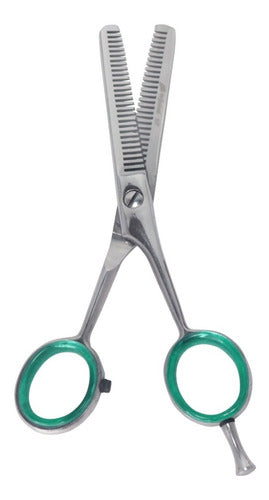 ISA Scissors for Thinning 5.5 Model 99 + Stainless Steel Razor 1