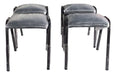 Carlos Living Stacking Stool Set of 6 - 1 Inch Reinforced Pipe 1