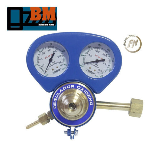 Ferrolan Industrial Armored Oxygen Regulator Manometer 1