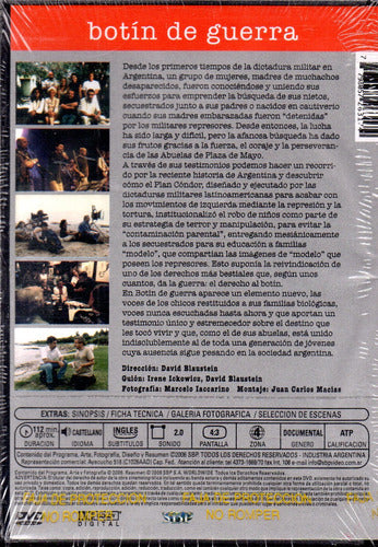 Botín de Guerra - New Sealed Original DVD - MCBMI 1