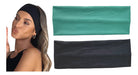 Pack of 2 Wide Elastic Cloth Headbands Ideal for Sports/School 60