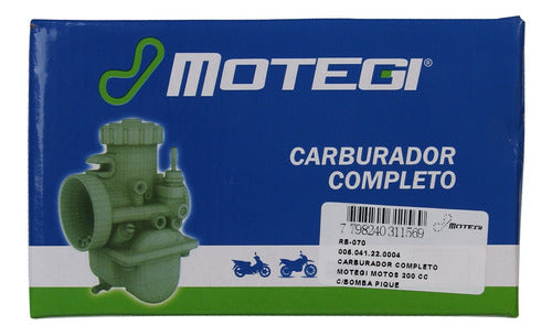 Motegi Carburetor for Motomel Custom 200 6