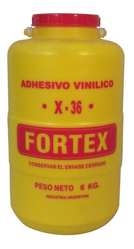 Fortex Vinyl Adhesive Glue X36 X 6kg Carpentry 0