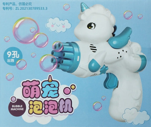 Xin Lin Star Unicorn Battery-Operated Bubble Gun 1