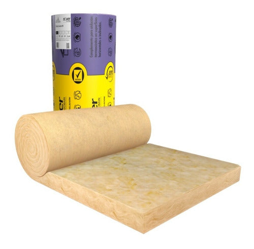 Isover 50mm Glass Wool Insulation Light Felt CURIA 0