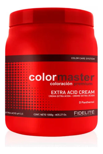 Fidelité Colormaster Crema Extra Acida + Shampoo Y Acond Cremoso X1kg 1