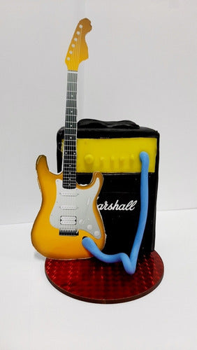 Marshall Guitar Cake Topper - Cold Porcelain Amplifier 8