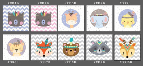 CARUVA ESTAMPADOS 15 Nordic Children's Cushions, 30x30 Cm 2