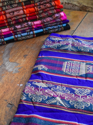 Pack of 2 Aguayo Norteño Inca Blankets 1.15 x 1.15 16