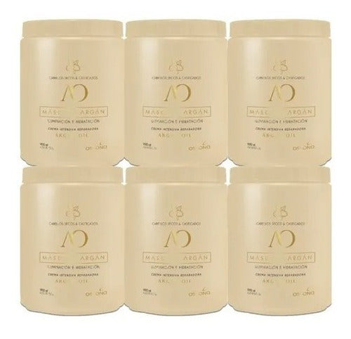 Argan Ossono Hair Mask 1kg Pack of 6 Units 0