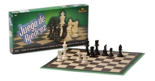 Bisonte Original Juego De Ajedrez Tablero Grande 34x34 0