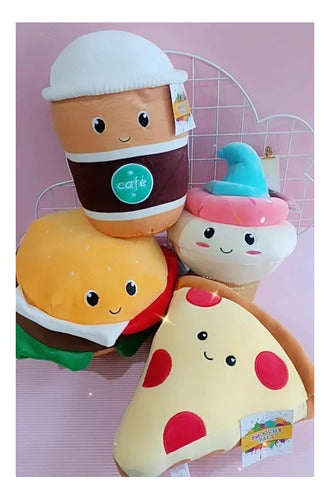 Allpittastore Soft Smoochy Pals Kawaii Ice Cream Plush Pillow X1 7