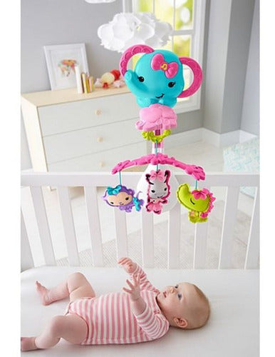 Fisher-Price Baby Elephant and Animal 3-in-1 Mobile 1