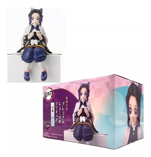 Figura Shinobu Kocho - Demon Slayer 10 Cm Sentado 1