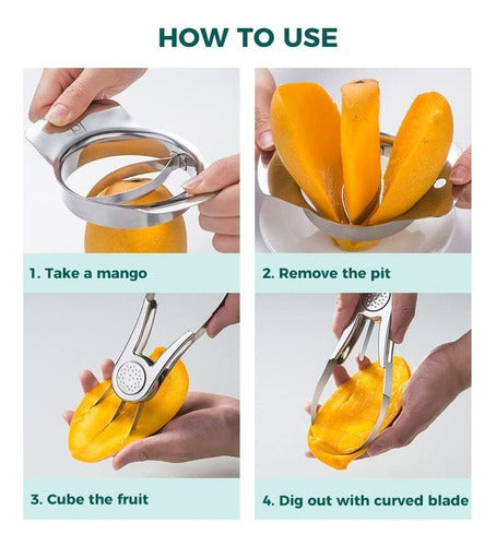 AONUOWE Mango Splitter, Mango Divider, Cutter Splitter, Remover 1