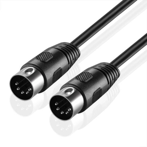 Cable Midi 3 Metros Ams Cbl 150 Color Negro 1