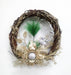 Christmas Wreath Decorated with Wicker, Flowers, and Pearls by Pettish Online 7