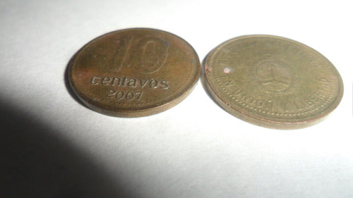 Moneda Argentina 10 Centavos 2007 1