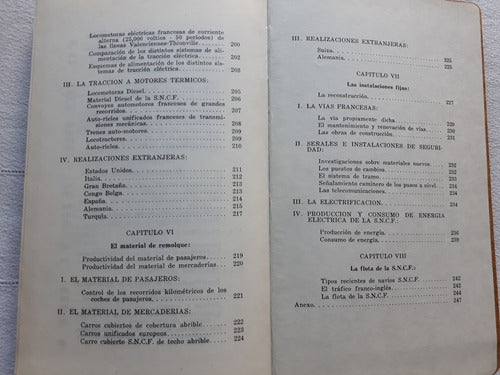 Anuario Ferrocarrilero Ferrocarriles Nacionales Francia 1954 3