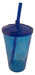 ACRILCOLOR 45 Twister Cups 300 Ml with Lid and Straw 6