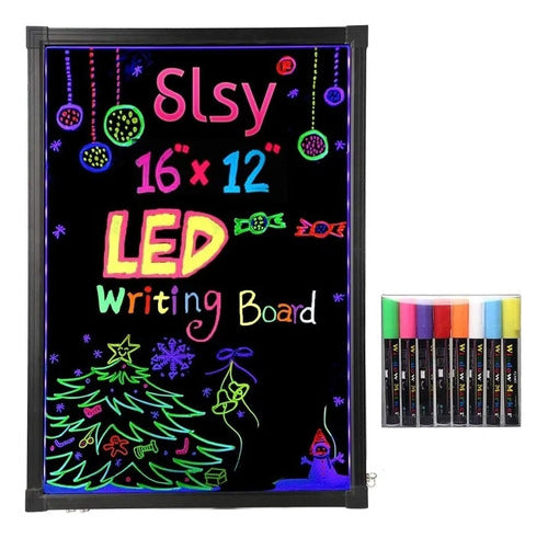 Generic LED Chalkboard RGB Sign 30 X 40 Cm with Control Unit + Marker 0