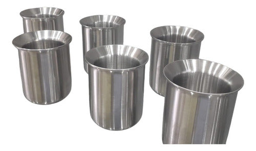 Vima Set Of 6 Double Layer Stainless Steel Coffee Cups 0