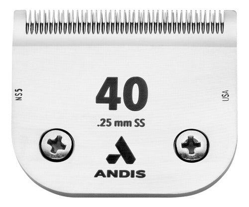 Cuchilla Andis 40 Ss Ultraedge Compatible Con Oster, Whall 2