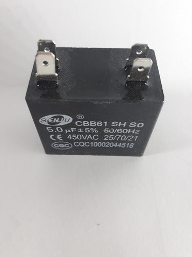 Cooltech Square Run Capacitor 5 Uf 450v Without Cable 1