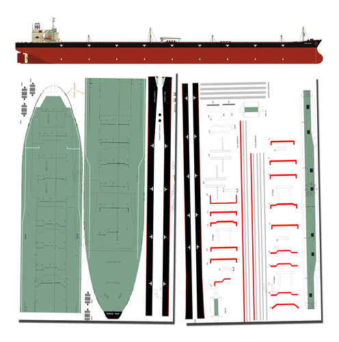 Ppetrolero Seawise Giant 1.900 Papercraft 0