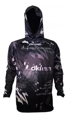 Okuma Dark Fishing Hoodie with UV Protection +50 7