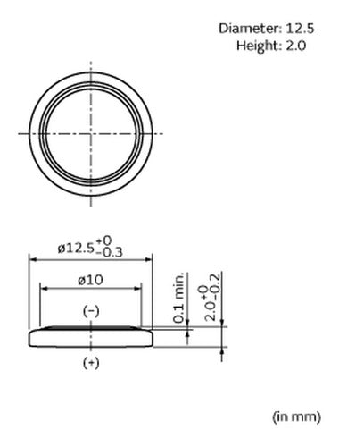 Maxell CR1220 3V Button Cell Battery Pack of 5 2