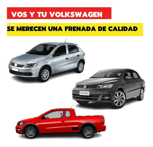 Front Brake Pads Volkswagen Gol Trend Saveiro Voyage 3