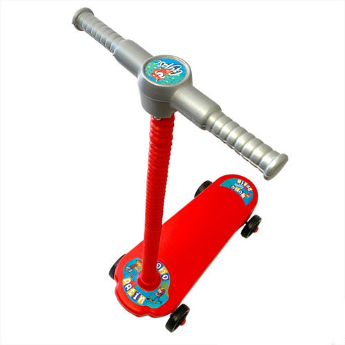 Kids Plastic 4-Wheel Skateboard with Steel Axles 16