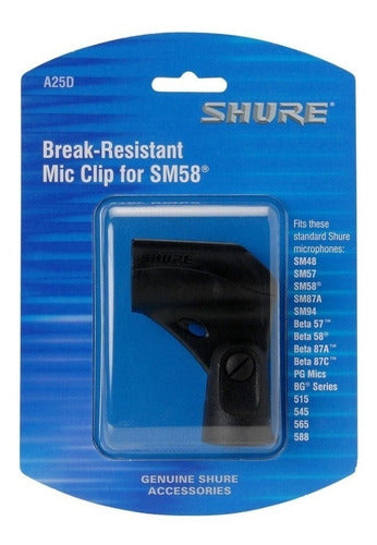 Shure A25D Microphone Clip with Metal Thread - Each 3