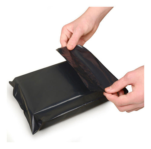 Generic 20x30 Ecommerce Bags with Adhesive - 200 Units - Black 0