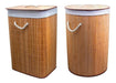 Large Bamboo Laundry Basket with Lid 5