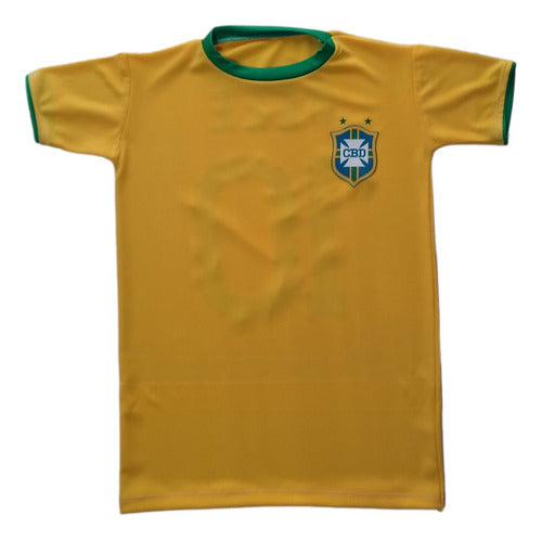 BRAZIL Pele 1970 Kids T-Shirt + Shorts 4
