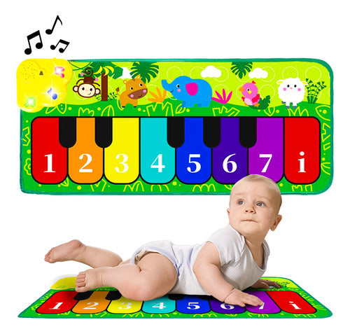 By El Rey Musical Baby Piano Carpet with Lights 1