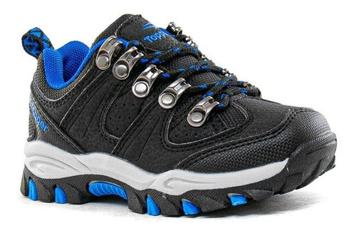 Topper Trekking Shoes for Kids Gondor II Black Blue Original 0