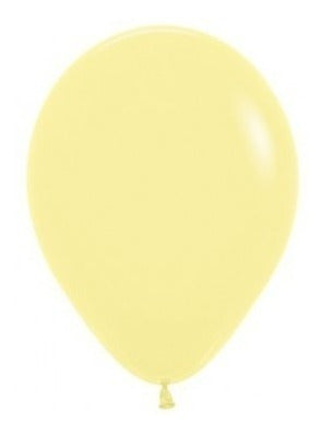 Globos Color Amarillo Pastel Deco Cumple 12 Pulgadas X 10 0