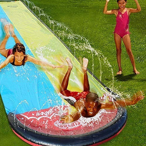 HTS Double Water Slide - Sliding Mat 4