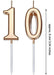 Nuanchu Birthday Candles Number 10 Cake Number Candle 1